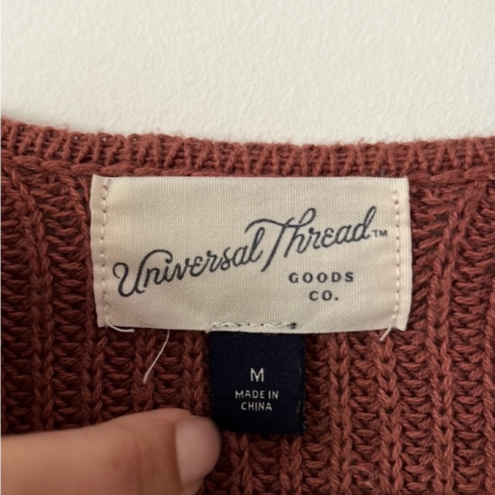 Universal Thread | Rust Open Front Cardigan Sweater | Size M - Picture 2 of 4